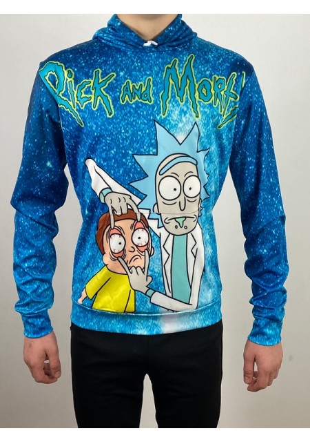 3D Худи с принтом Ricк and Morty