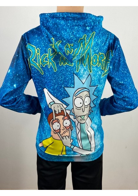 3D Худи с принтом Ricк and Morty