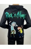 3D Худи с принтом Ricк and Morty Черный 