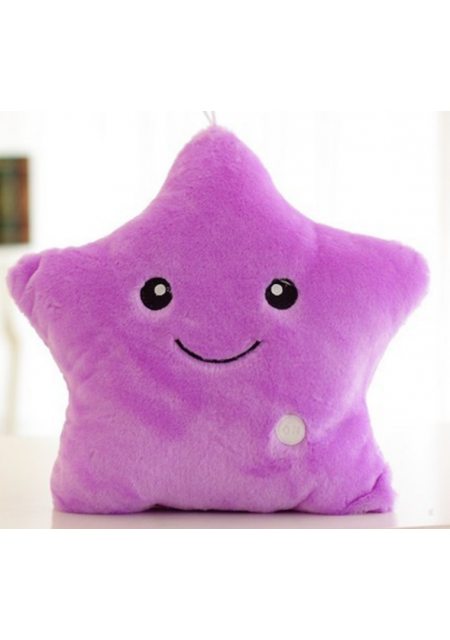 Светящая Подушка Фиолетовая 